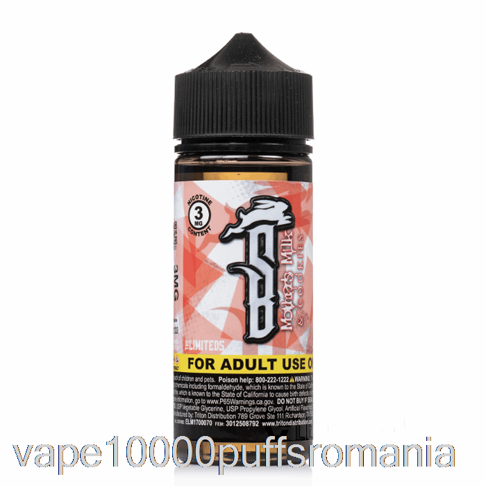 Vape Romania Lapte Si Prajituri Mama - Suicide Bunny - 120ml 6mg